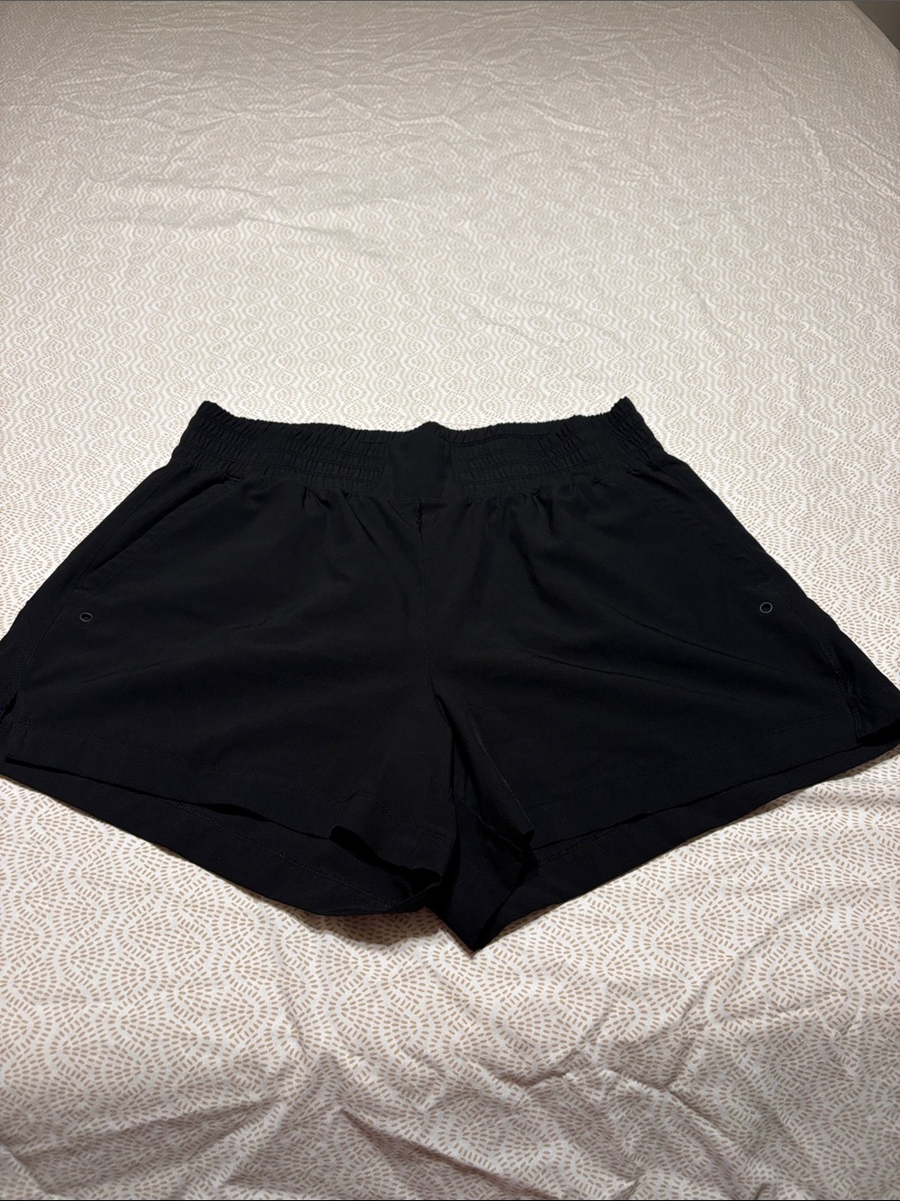 Old Navy Black Athletic Pull-On Shorts with Elastic Waist